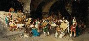 Luis Riccardo Falero Day in a tavern France oil painting artist